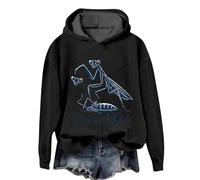 Sweat à capuche tendance pour femme - Pull en polaire confortable - Coupe ample - Manches longues - Col rond - Automne et hiver - Sweat à capuche athlétique pour femmes et jeunes - Doux et confortable