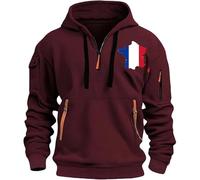 Sweat à capuche tendance pour homme avec capuche - Automne - Sport - Pull décontracté - Tenue preppy confortable - Fermeture éclair - Vêtements à capuche fins - Pour femme - Mignon - Esthétique
