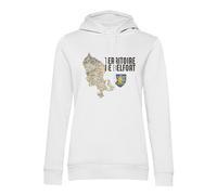 Sweat À Capuche Territoire De Belfort 90 Département Carte Ancienne