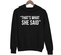 Sweat à Capuche - That's What She Said - Bleu - Manches Longues - Adulte S