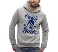 Sweat à capuche THE FRENCH TOUCH - Coq bleu blanc rouge - PIXEL EVOLUTION - Homme XXL