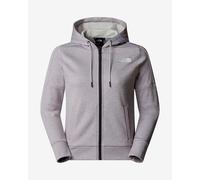 Sweat à capuche The North Face Reaxion Fleece Full Zip gris clair femme - L