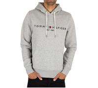 Tommy Hilfiger Sweat à Capuche Homme Core Tommy Logo avec Capuche, Gris (Cloud Heather), M