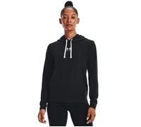 Under Armour Sweat à Capuche Rival Terry pour Femme, Noir (001) / Blanc., Small