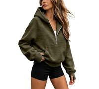 Sweat à Capuche uni pour Femme, Confortable au Quotidien, doublé Polaire do | Pull Col Roulé Noir Femme Cardigan Dos Japonais Flamme Roule Tricolore Pomme Trop Gilets Imperméable Ajoure