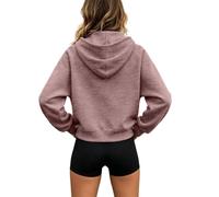 Sweat à Capuche uni pour Femme, Confortable au Quotidien, doublé Polaire do | Pull Col Roulé Noir Femme Cardigan Dos Japonais Flamme Roule Tricolore Pomme Trop Gilets Imperméable Ajoure