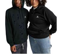 Sweat à Capuche Unisex Go-To Embroidered Star Chevron Noir - CONVERSE - Manches longues - Col capuche XS