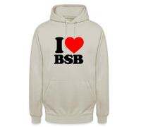 Sweat à capuche unisexe avec inscription « I Love BSB » | Backstreet Boys - BSB - Montrez votre amour pour BSB avec ce design moderne « I love BSB ».
