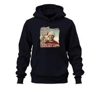 Sweat à capuche unisexe avec inscription « Merry Christmas Clark Griswold Schöne Bescherung Kiss My A », bleu marine, XXL