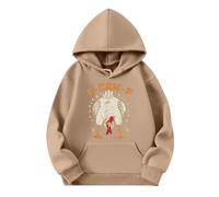 Sweat à capuche unisexe avec motif de poulet amusant - Sweat à capuche avec imprimé de dessin animé amusant - Sweat décontracté pour les loisirs, Style_n08 Kaki, S