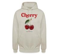 Sweat à capuche unisexe Cherry avec inscription « Cherry » | Un design joyeux avec des cerises et l'inscription « Have A Nice Day », idéal pour les amateurs de fruits et comme cadeau