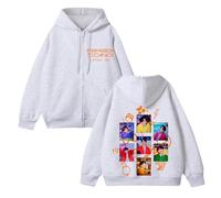 Sweat à Capuche Unisexe en Coton avec inscriptionPERMISSION to Dance on Stage-Live(B Floral-Padded,2XL)