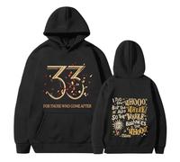 Sweat à capuche unisexe Expedition 33 Clair Obscur, imprimé, grande taille, pour les fans du jeu. 01-Noir XXL