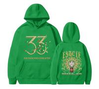 Sweat à capuche unisexe Expedition 33 Clair Obscur, imprimé, grande taille, pour les fans du jeu. 02-Vert militaire XL