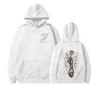 Sweat à capuche unisexe Expedition 33 Clair Obscur, imprimé, grande taille, pour les fans du jeu. 03-Blanc XXL