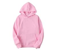 Sweat à capuche unisexe, sweat-shirt de loisir automne et hiver extensible coupe ample vêtement extérieur couleur unie vêtement de détente à capuche léger confortable vêtement de sport unisexe