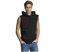 Sweat à capuche - URBAN CLASSICS - Open Edge - Sans manche - Noir - Homme S