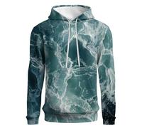 Sweat À Capuche Vagues De La Mer Sweat-Shirt À Capuche pour Gym 2XL