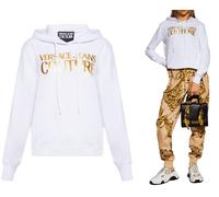Sweat À Capuche Versace Jeans Couture Avec Logo En Feuille Taille S