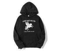 Sweat à Capuche Vintage Camp Half Blood Percy Jackson pour Homme et Femme, Marque de Mode, Design, Polaire-L