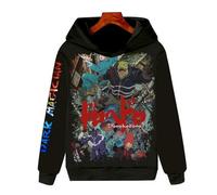 Sweat à capuche vintage Dorohedoro - Inspiré du manga japonais - Unisexe - Pour garçons et filles, Stlye-4, XS