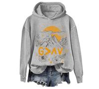 Sweat à capuche vintage « God Is Greater Than The Highs And Lows » - Unisexe - Christian Jesus Is Greater Than Religion, gris, XL