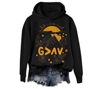 Sweat à capuche vintage « God Is Greater Than The Highs And Lows » - Unisexe - Christian Jesus Is Greater Than Religion, Noir , 3XL