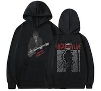 Sweat à Capuche Vintage Keith Urban High and Alive World Tour 2025, Style années 90, Automne/Hiver, Homme/Femme, Hip-hop Gothique, en Coton.