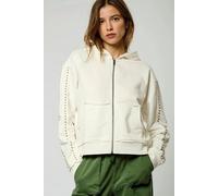 Kaporal, Femme, Sweatshirts et sweats à capuche, Gris, Taille: 36 FR Zip-throughs