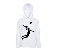 Sweat À Capuche Volleyball Feminin Smash Illustration Sport Jeux Olympiques