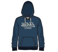 Sweat à Capuche VON DUTCH Hoodie Bleu Logo Blanc - VON DUTCH - Homme - Manches longues - Col capuche S