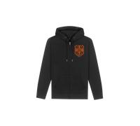 Sweat à Capuche West Coast Choppers ATX Cross Zip Noir/OrangeXL Noir,Orange