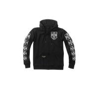 Sweat à Capuche West Coast Choppers Dominator Zip NoirXL Noir