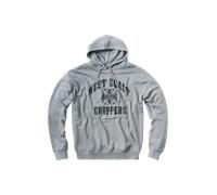 Sweat à Capuche West Coast Choppers Iron Oversize Gris AcierXL Gris Acier