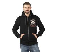 West Coast Choppers Sweat à capuche zippé Mechanic Noir M Homme