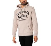 Sweat À Capuche Workwear Flock Graphic - Superdry - Homme - Gris XL