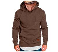 Sweat à capuche Y2K pour homme avec cordon de serrage - Grande taille - Gothique - Coupe ample avec capuche - Tenue lourde confortable - Backwoods Western - Mignon - Tendance essentielle - Automne