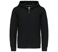Sweat À Capuche Zip Intégral - Enfant - Ados - K455 - Noir