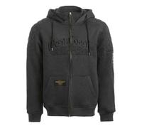 Sweat à Capuche Zip West Coast Choppers Por Vida (Gris, XL) - Homme - Manches Longues - Col Capuche S