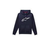 Sweat à Capuche Zippé Alpinestars Agele Zip V3 Bleu marine/BlancXXL Bleu marine,Blanc