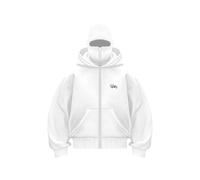 Sweat à Capuche Zippé Balaclava Cagoule Moto Masque Anti-Vent Veste Chaude pour Sports de Plein Air et Vélo - Automne Hiver