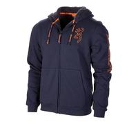 Sweat à capuche zippé Browning Snapshot Warm Bleu 2XL