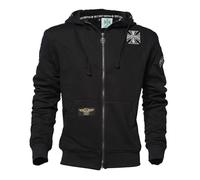 Sweat à Capuche zippé Classic Panel pour homme - WEST COAST CHOPPERS - Noir - XXXX-Large XXXL
