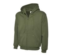 Sweat À Capuche Zippé Classique Unisexe Pour Adulte Uneek