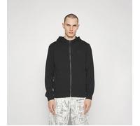 SWEAT À CAPUCHE ZIPPÉ DAPLE C HUGO NOIR AVEC BADGE LOGO TON SUR TON XL