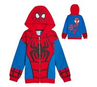 Sweat à capuche zippé déguisement pour enfants Spidey et ses amis extraordinaires Miles Morales Ghost Spider ou Spidey, 2-3 ans