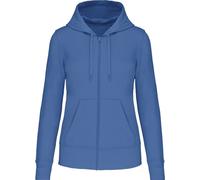 Sweat À Capuche Zippé Écoresponsable - Femme - K4031 - Bleu Roi