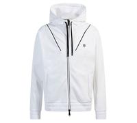 Sweat à capuche zippé en coton mélangé avec monogramme Double B Saggy TL BOSS blanc XL