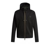 Sweat à capuche zippé en coton mélangé avec monogramme Double B Saggy TL BOSS noir M