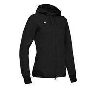 Sweat à capuche zippé femme Macron lyre Noir S